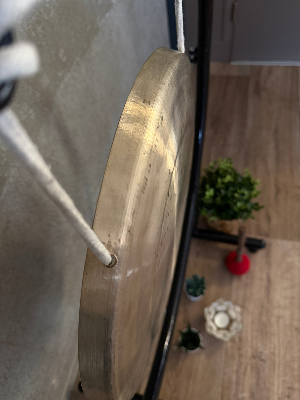 Gong Népalais 40 cm avec support et maillet